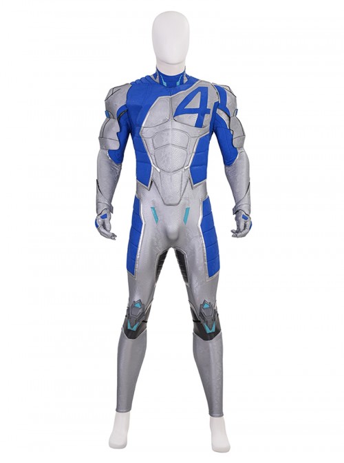 Game Marvel Rivals Mister Fantastic Bodysuit Halloween Cosplay Costume Set Without Shoes