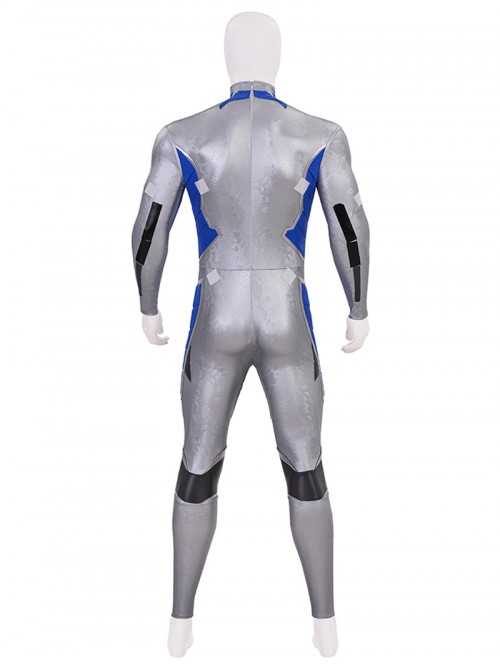 Game Marvel Rivals Mister Fantastic Bodysuit Halloween Cosplay Costume Set Without Shoes