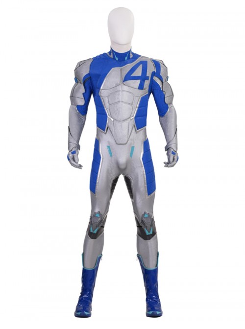 Game Marvel Rivals Mister Fantastic Halloween Cosplay Accessories Blue Boots