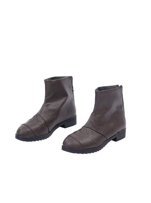 Game Split Fiction Mio Hudson Halloween Cosplay Accessories Brown Shoes