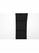 Personalized Black Unique 3D Vinyl Armor Patch Cross Straps Decorated Cyberpunk Style Slim Pants