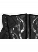 Personalized Black Stitching Design Cool Pointed Hem Metal Rivet Decoration Cyberpunk Style Corset