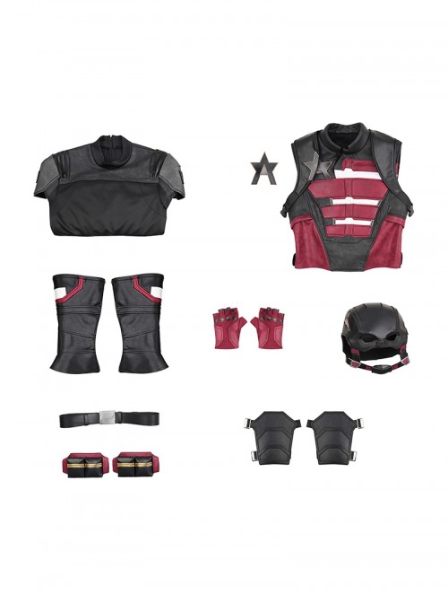 Thunderbolts U.S.Agent John F. Walker Halloween Cosplay Costume Set Without Shoes