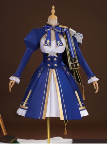 Honkai Star Rail X Fate Stay Night Unlimited Blade Works Collaboration Saber Halloween Cosplay Costume Set Without Shoes