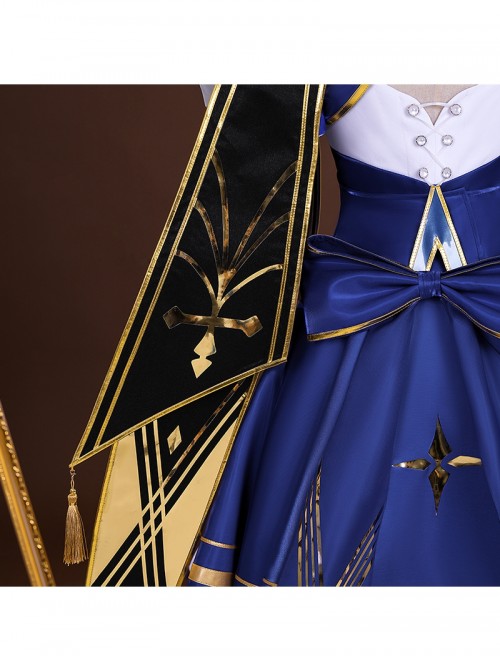 Honkai Star Rail X Fate Stay Night Unlimited Blade Works Collaboration Saber Halloween Cosplay Costume Set Without Shoes