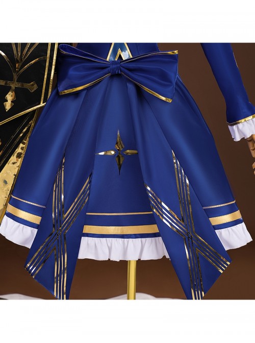 Honkai Star Rail X Fate Stay Night Unlimited Blade Works Collaboration Saber Halloween Cosplay Costume Set Without Shoes
