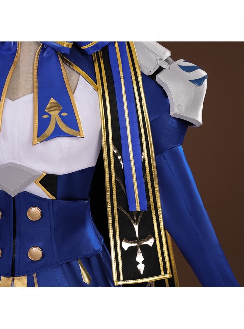 Honkai Star Rail X Fate Stay Night Unlimited Blade Works Collaboration Saber Halloween Cosplay Costume Set Without Shoes