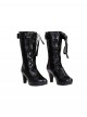 Honkai Star Rail X Fate Stay Night Unlimited Blade Works Collaboration Saber Halloween Cosplay Accessories Black High Heel Boots