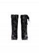 Honkai Star Rail X Fate Stay Night Unlimited Blade Works Collaboration Saber Halloween Cosplay Accessories Black High Heel Boots
