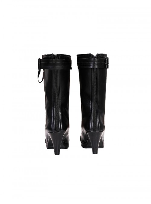 Honkai Star Rail X Fate Stay Night Unlimited Blade Works Collaboration Saber Halloween Cosplay Accessories Black High Heel Boots