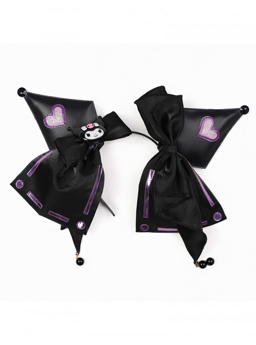 Honor Of Kings X Sanrio Characters Collaboration Kuromi Heart Angela Halloween Cosplay Costume Set