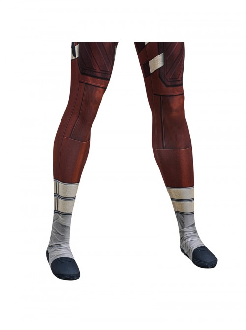 Thunderbolts Red Guardian Alexi Shostakov Bodysuit Halloween Cosplay Costume Set Without Shoes
