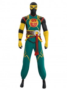 Game Marvel Rivals Iron Fist Halloween Cosplay Costume Set Without Shoes