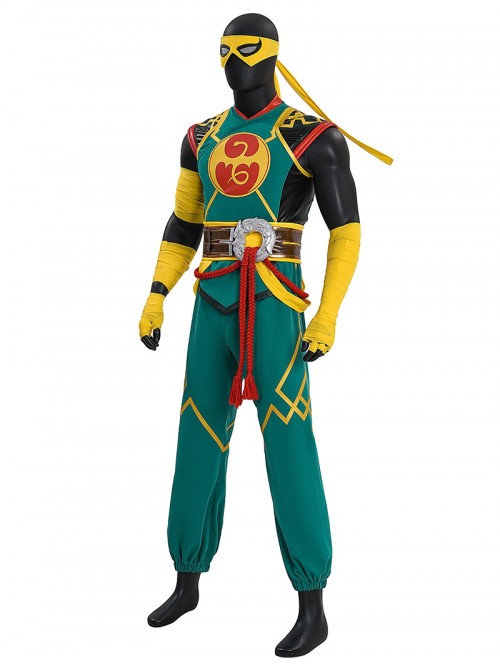 Game Marvel Rivals Iron Fist Halloween Cosplay Costume Set Without Shoes