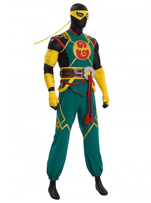 Game Marvel Rivals Iron Fist Halloween Cosplay Costume Set Without Shoes