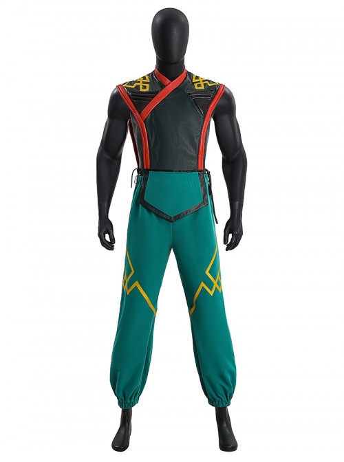Game Marvel Rivals Iron Fist Halloween Cosplay Costume Set Without Shoes