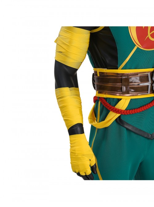Game Marvel Rivals Iron Fist Halloween Cosplay Costume Set Without Shoes