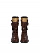 Game Marvel Rivals Iron Fist Halloween Cosplay Accessories Brown Boots