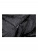 Black Elegant Velvet Unique Bat Deep U Neck Irregular Hem Gothic Style Long Sleeves Slim Dress