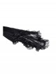 Black Sexy Halterneck Off Shoulder Design Retro Flared Sleeves Exquisite Lace Decoration Gothic Style Dress