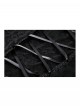 Black Sexy Lace Stitching Perspective Side Slit Design Gothic Style Slim Suspender Dress