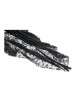 Black Gorgeous Lace Stitching Exquisite Dark Pattern Luxury Trailing Gothic Style Suspender Dress