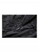 Rock Avant Garde Black Lace Splicing Rebellious Metal Ring Buckle Decoration Punk Style Suspender Dress