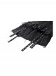 Rock Avant Garde Black Lace Splicing Rebellious Metal Ring Buckle Decoration Punk Style Suspender Dress