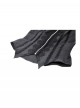 Black Personality Spider Web Hollow Design Metal Spider Zipper Collar Lace Splicing Punk Style Shirt