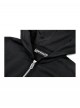Dark Black Devil Rabbit Ears Shape Cool Metal Rivet Decoration Punk Style Loose Hooded Cardigan