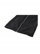 Dark Black Devil Rabbit Ears Shape Cool Metal Rivet Decoration Punk Style Loose Hooded Cardigan
