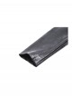 Cool Black Leather Splicing Personalized Metal Buckle Decoration Punk Style Loose Long Coat