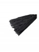 Black Romantic Layered Lace Splicing Plush Decoration Gorgeous Gothic Style Coat
