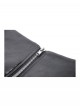 Rebellious Black Leather Splicing Mesh Cool Metal Rivet Decoration Punk Style Skirt
