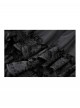 Black Rock Style Layered Lace Stitching Cross Straps Metal Ring Buckle Zipper Decorated Punk Style Skirt