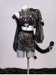 Game Naraka Bladepoint Feria Shen Justice Feline Halloween Cosplay Costume Set