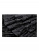 Elegant Black Layered Rose Lace Mesh Gothic Style Cake Skirt