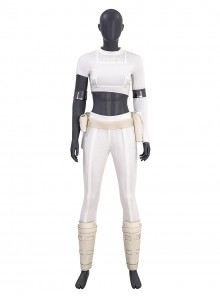 Star Wars Episode II Attack Of The Clones Padme Amidala Short Style Halloween Cosplay Costume Set Without Shoes