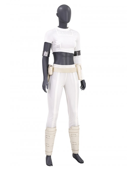 Star Wars Episode II Attack Of The Clones Padme Amidala Short Style Halloween Cosplay Costume Set Without Shoes