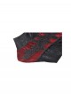 Black Red Elegant Retro Lace Splicing Sexy Off Shoulder Design Gothic Style Top