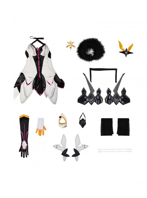 Game Honkai Impact 3 Sirin Halloween Cosplay Costume Set