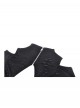Black Sexy Backless Unique Hole Design Cool Metal Rivet Decoration Punk Style Slim Top