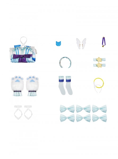 Game Honor Of Kings Da Qiao Pet Diaries Cloud Angel Halloween Cosplay Costume Set