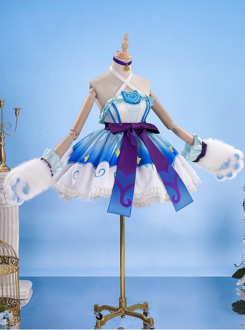 Game Honor Of Kings Da Qiao Pet Diaries Cloud Angel Halloween Cosplay Costume Set