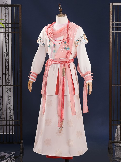 Game Where Winds Meet Liyuan School Male Gamer Halloween Cosplay Costume Set