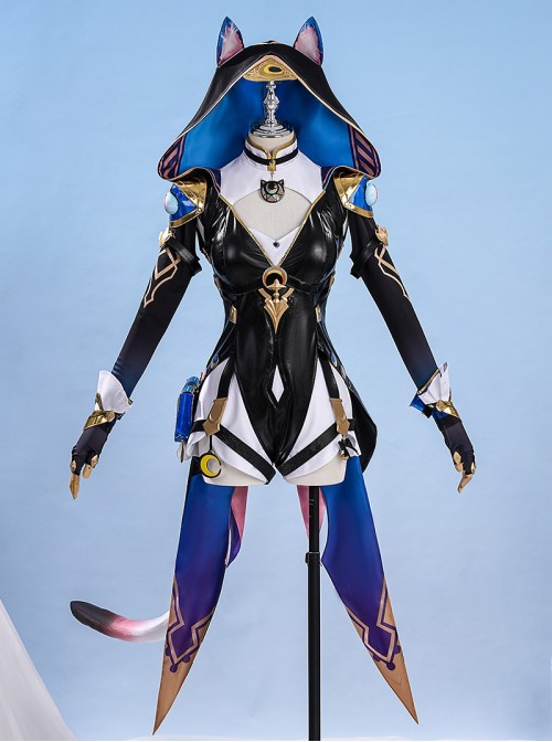 Game Honkai Star Rail Cipher Halloween Cosplay Costume Set Without Shoes