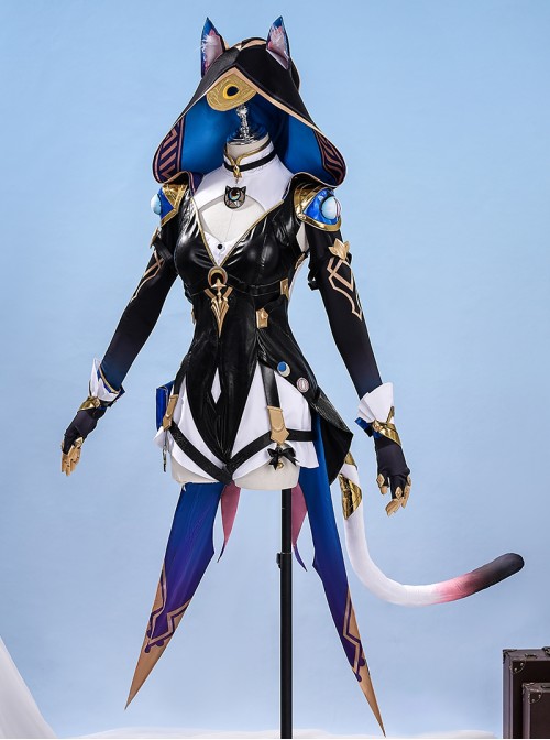 Game Honkai Star Rail Cipher Halloween Cosplay Costume Set Without Shoes