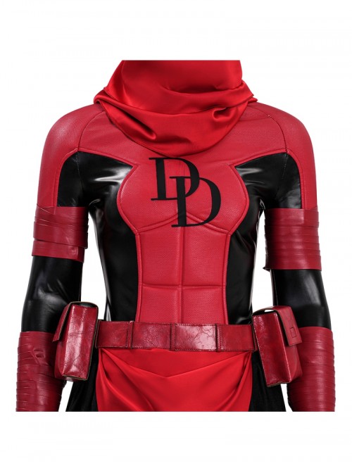 Daredevil Unleash Hell Elektra Halloween Cosplay Costume Set Without Shoes