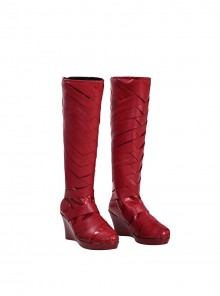 Daredevil Unleash Hell Elektra Halloween Cosplay Accessories Red High Heel Boots