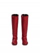 Daredevil Unleash Hell Elektra Halloween Cosplay Accessories Red High Heel Boots